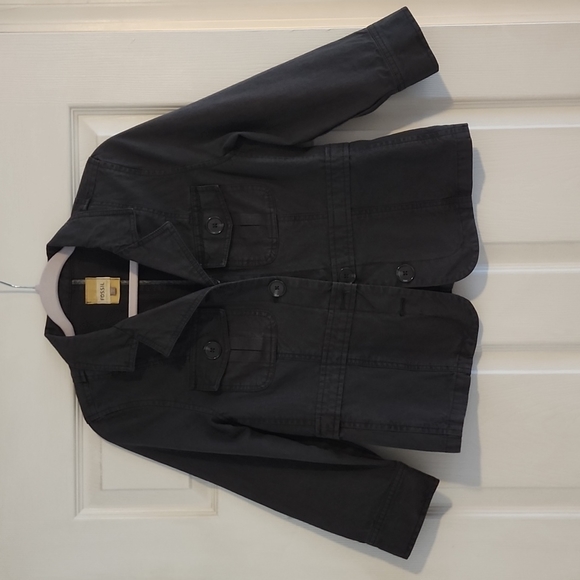 Ann Lee Short Jacket Fossil